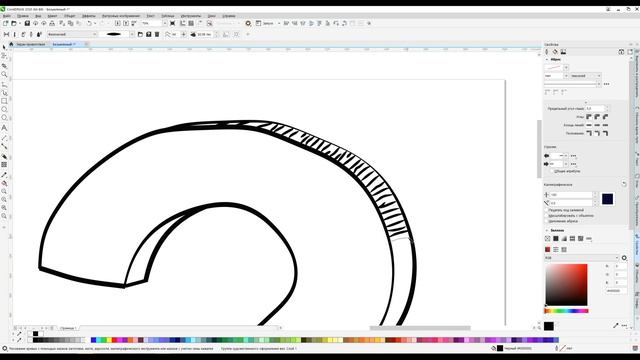 CorelDraw. Рисуем знак вопроса. Draw a question mark смотреть онлайн