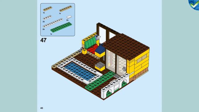 31118 C Pool House LEGO® Creator Manual at the Brickmanuals Instruction Archive смотреть онлайн
