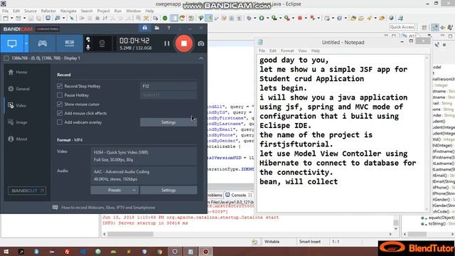 SIMPLE CRUD APP wit JSF + HIbernate and Spring MVC смотреть онлайн