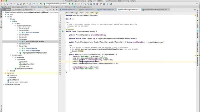 Spring Boot RabbitMQ Example смотреть онлайн