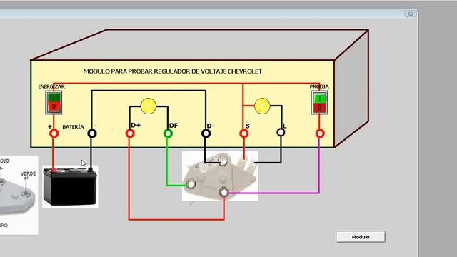 Modulo de prueba de regulador de voltaje chevrolet modelo viejo смотреть онлайн