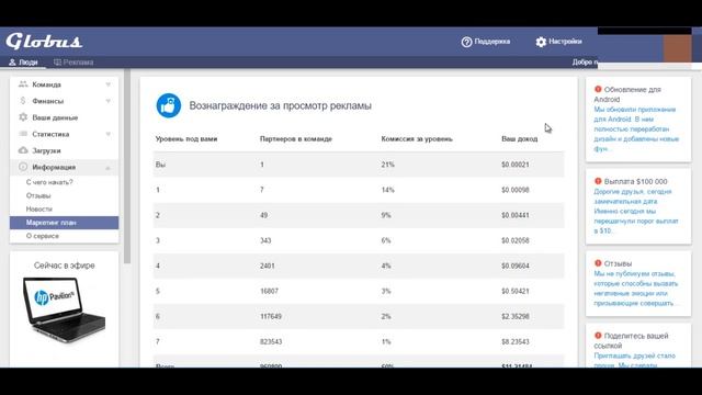зароботок на автомате Globus смотреть онлайн
