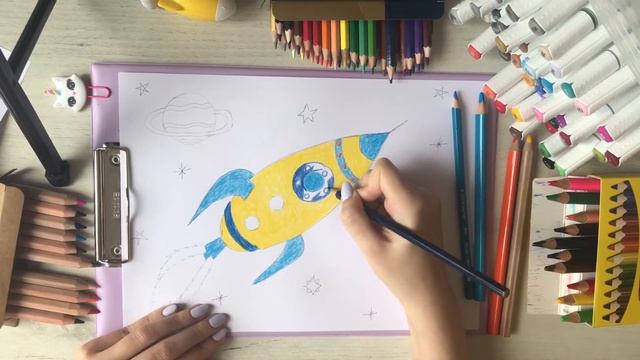 Малюємо ракету 🚀 смотреть онлайн