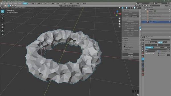 Абстрактная геометрия с Mesh Tissue в blender 3d