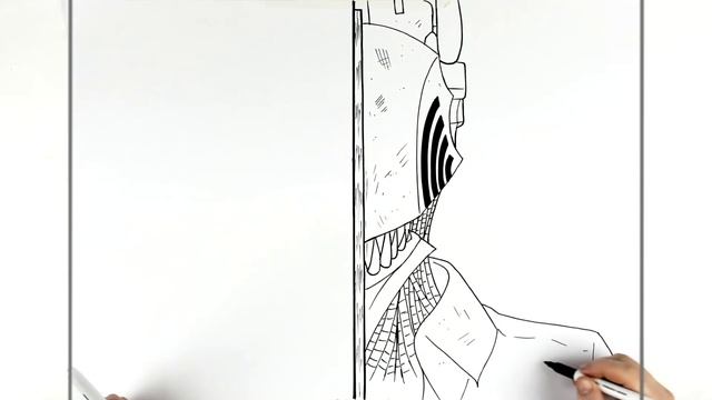 How To Draw Denji/Chainsaw | Step By Step | Chainsaw Man смотреть онлайн