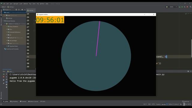 Делаю Механические Часы на Python [ Pygame ] смотреть онлайн