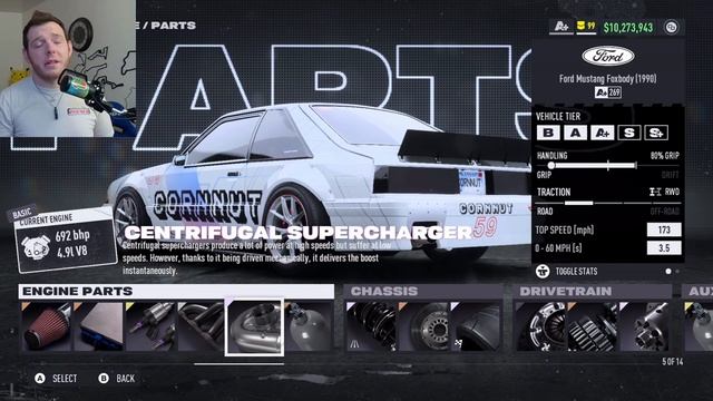 (B,A,A+,S,S+) - Mustang Fox Body - EVERY CLASS - ALL BUILDS - Need for Speed Unbound смотреть онлайн