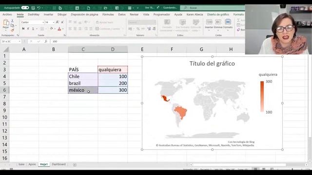 Comó hacer Gráficos de mapas en Excel - Office 365 смотреть онлайн