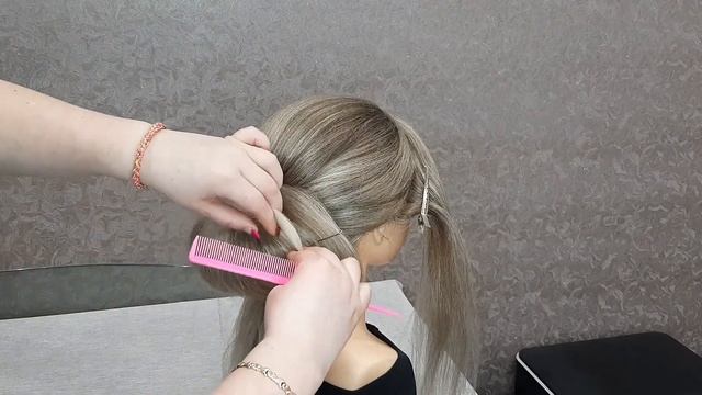 Прически 2021. Низкий пучок на свадьбу на выпускной вечер смотреть онлайн