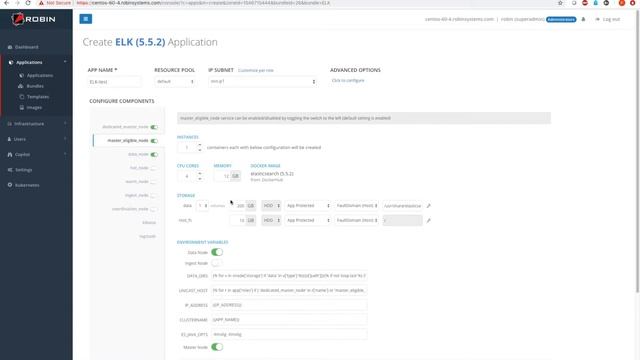 Consolidate Multiple ELK (Elastic, Kibana, Logstash) With ROBIN Platform