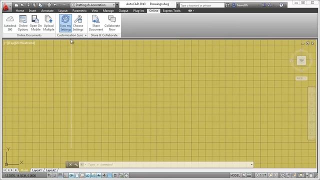 AutoCAD 2013: Autodesk 360 Customization Sync смотреть онлайн