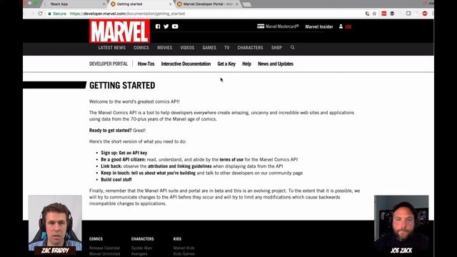 React Crash Course 2: Pulling data from the Marvel API with React смотреть онлайн