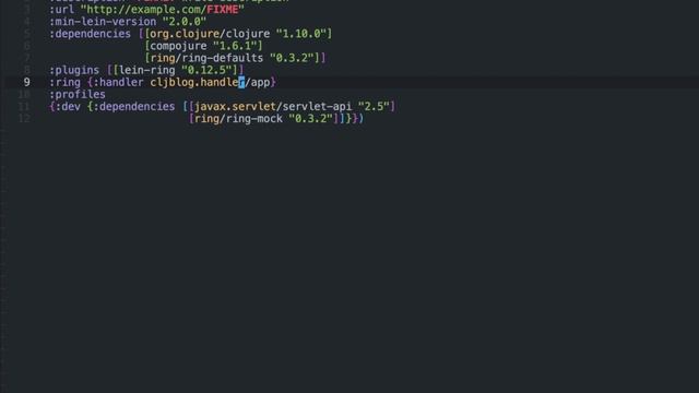 49 - Basic compojure application смотреть онлайн