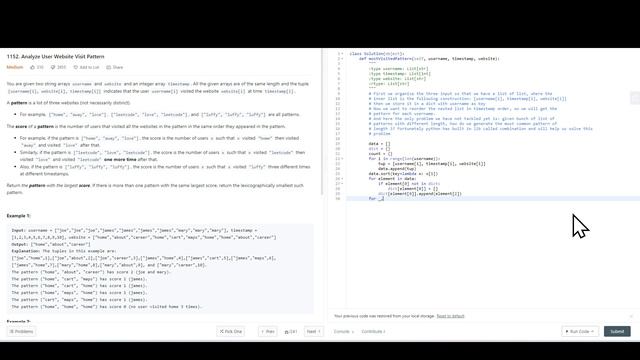 1152 Analyze User Website Visit Pattern(Python & sorting & full walkthru) смотреть онлайн