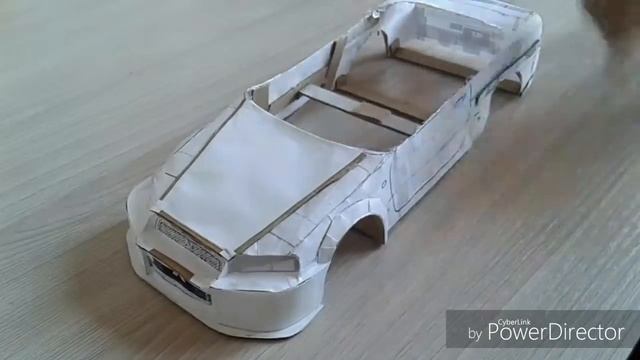 Как сделать модель машины из бумаги!(Nissan skilyne r34)#8 смотреть онлайн