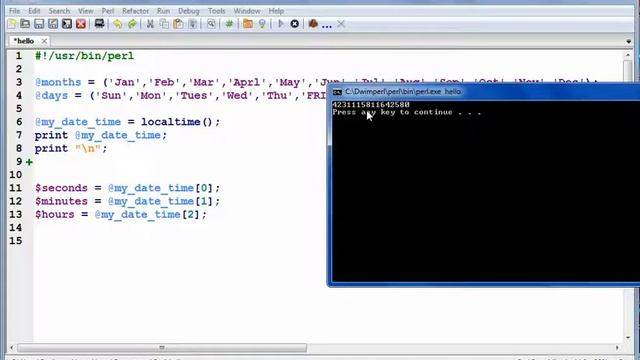 perl tutorial NO 38 date & time смотреть онлайн