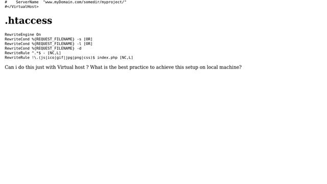 Virtual Host on a sub directory смотреть онлайн