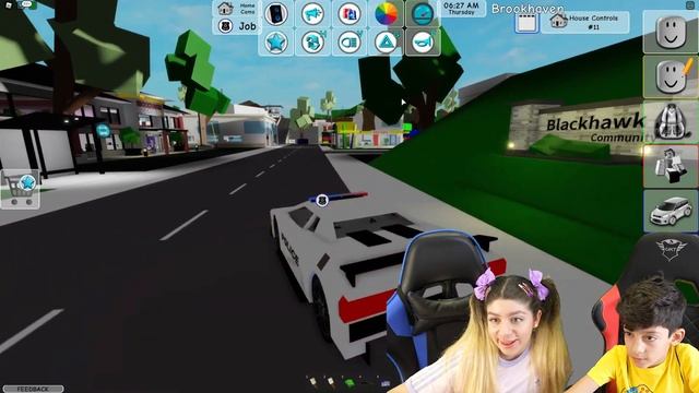 Jason Gaming play brookhaven roblox game with Sara смотреть онлайн