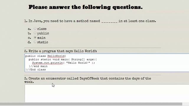 Java Test Classes смотреть онлайн