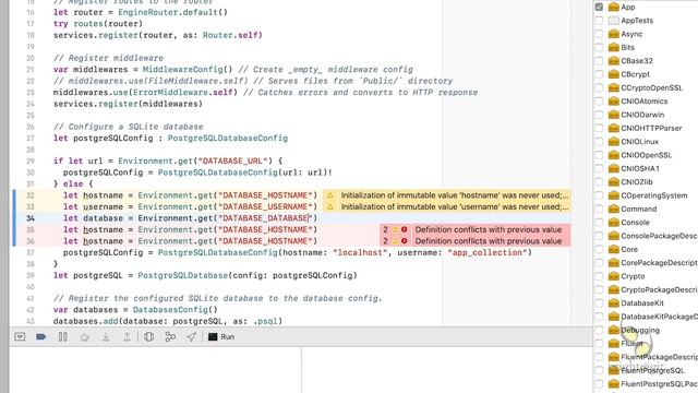 Vapor Deep Drive - Step 17 - Updating Code in Xcode for Ubuntu смотреть онлайн