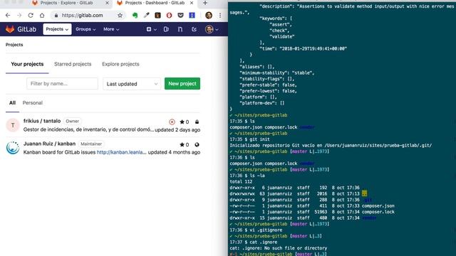 Como subir un proyecto existente a GitLab смотреть онлайн