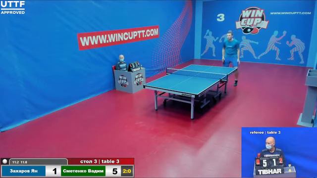 Захаров Ян 2-3 Сметенко Вадим Турнир Восток 5 WINCUP 17.10.21 Прямая Трансляция Зал 3 смотреть онлайн