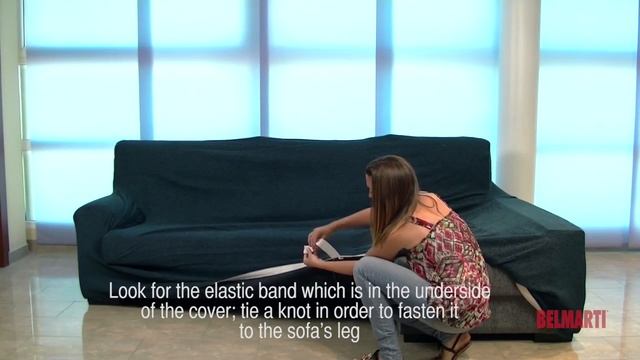 Как надеть чехол на угловой диван BELMARTI.RU смотреть онлайн
