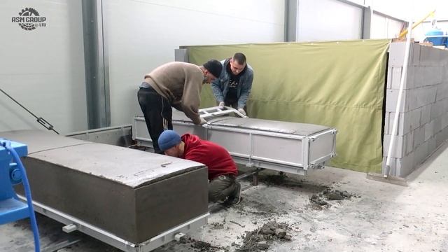 Запуск линии АСМ-60КА в Екатеринбурге | Производство неавтоклавного газобетона смотреть онлайн
