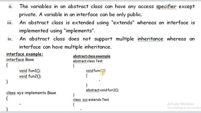 INTERFACE V/S ABSTRACT CLASS IN JAVA | INTERFACE-8 смотреть онлайн
