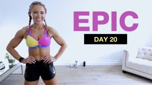 Caroline Girvan - Day 20 of EPIC _ Dumbbell HIIT Workout [30 min High Intensity]