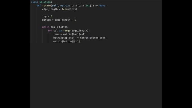 Rotate Image - LeetCode #48 with python programming смотреть онлайн