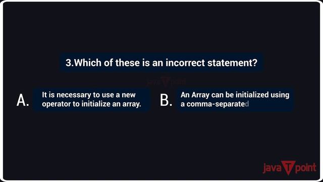 Java Array MCQ Set 1 смотреть онлайн