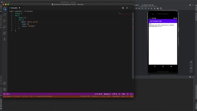 Pinelang + JetPack Compose + VSCode смотреть онлайн