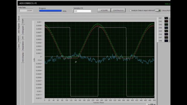 ч.4. ADS1298: тестирование основных аналоговых узлов смотреть онлайн
