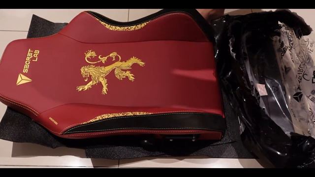 GAME OF THRONES SECRET LAB TITAN LANNISTER CHAIR UNBOXING AND ASSEMBLY 🪑