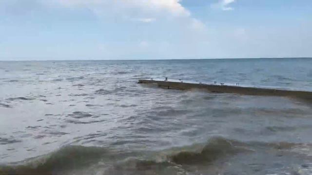 Хоста. Пляж. Сочи. Волны. Погода редко но бывает и не купательная😂🌊🌊🌊 смотреть онлайн