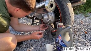 Замена масла в редукторе мотоцикла ( Yamaha FJR 1300)
( кардан)