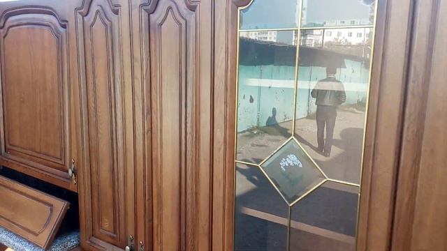 Кухня, фасад из натурального дерева. Размер 205/305. Без столешницы. смотреть онлайн