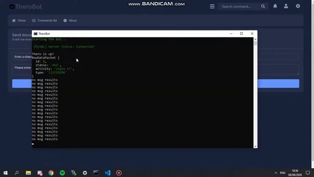 Discord Bot with website (Discord.js v12, ReactJS, MySQL, ExpressJS, Node.JS) смотреть онлайн