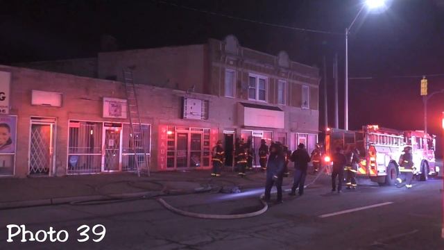 Detroit Fire Department Engine 53 Stretching on a Commercial Building смотреть онлайн