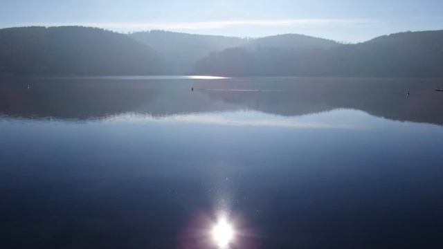 The Bigge Reservoir near Attendorn in Germany смотреть онлайн