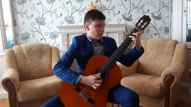 Гнетецкий Даниель старшая группа гитара Индурская ДМШИ смотреть онлайн