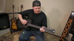 ЭТО ЛУЧШАЯ ГИТАРА до 10 000 рублей?! Обзор акустической гитары для новичка — Rockdale Aurora D1 C B