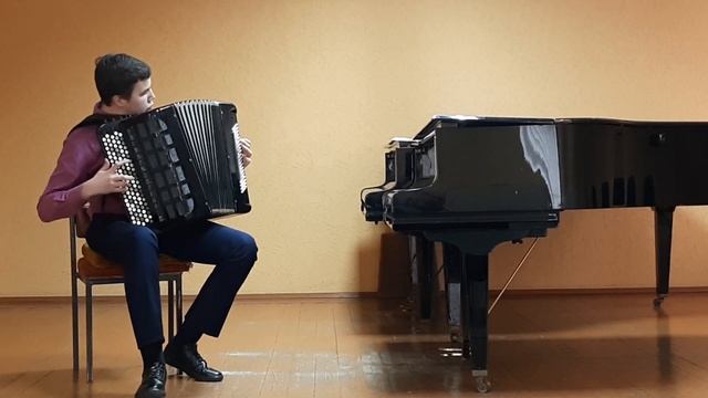 Андре Астьер. Вальс-арабеск. Исполняет Павел Макеев, Викладач Петриченко А.Г. смотреть онлайн