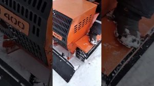 мини трактор ум 400 в работе.