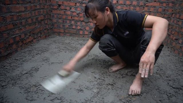 100Days How To Building Secret House with Compressed earth block and cement, Building A New Life Ep смотреть онлайн