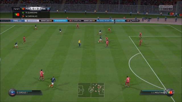 FIFA 16 - UEFA Euro 2016 Final - Portugal vs France | Gameplay (HD) [1080p60FPS] смотреть онлайн