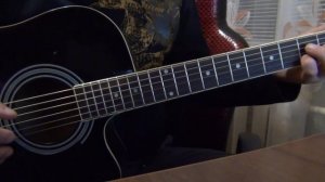 За глаза твои карие - разбор игры правой рукой+аккорды