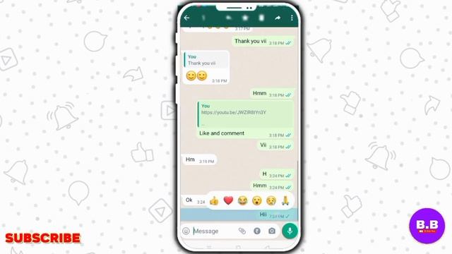 Whatsapp Reaction Update || How to React on Whatsapp Message ? Whatsapp New Features. смотреть онлайн
