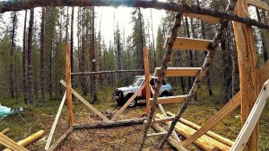 ''ТАЙГА'' НАСТУПАЮТ МОРОЗЫ! ВСЁ БРОСИЛ! ПРИНИМАЮ РЕШЕНИЕ ОБ ЭВАКУАЦИИ!  ИЗБА В ТАЙГЕ ЧАСТЬ 3